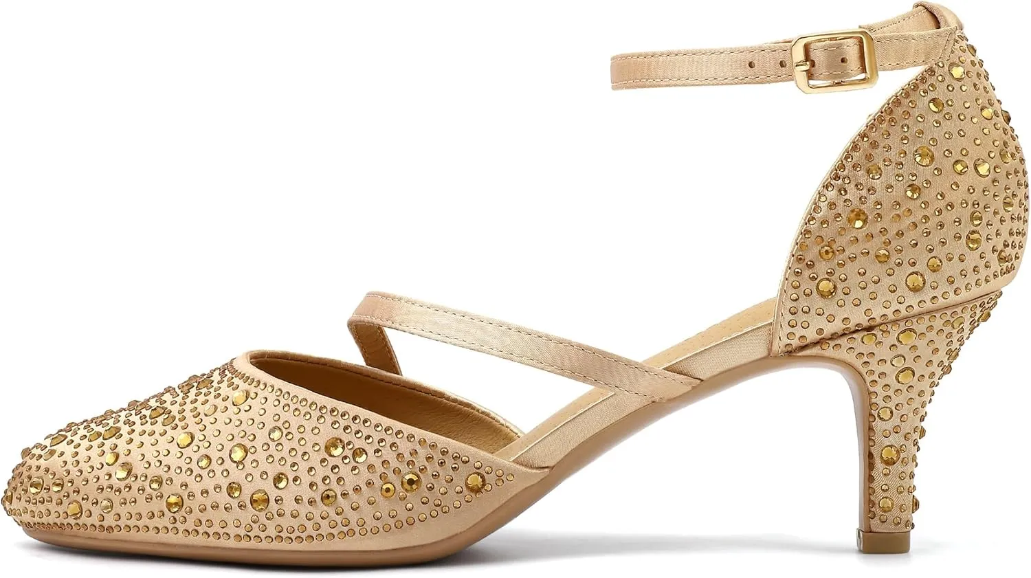 SPR&JOY Women's Pumps Comfort Closed Toe Low Heel Pump Dress Office Wedding Shoes for Women
