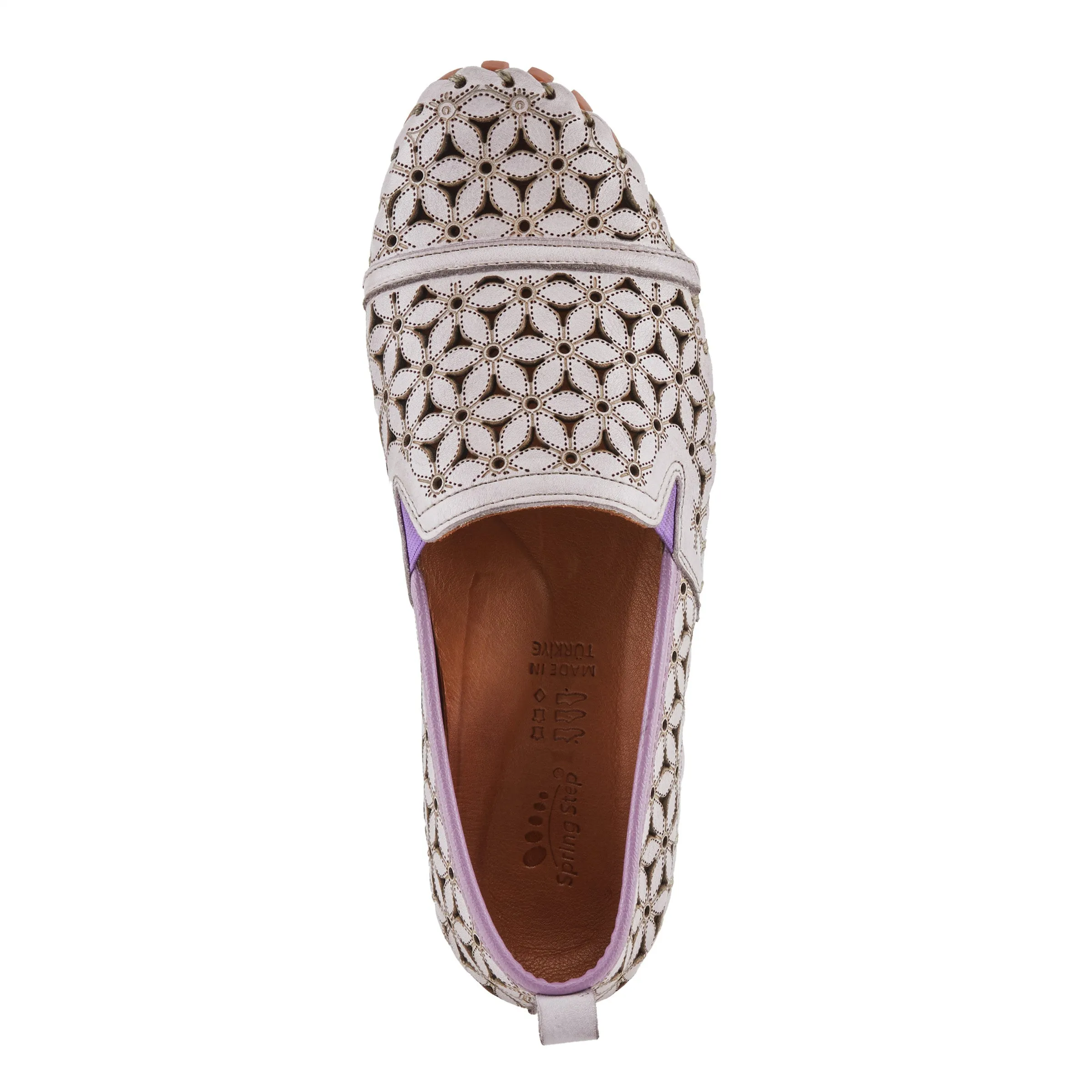Spring Step Flowerflow Leather Slipon Shoe