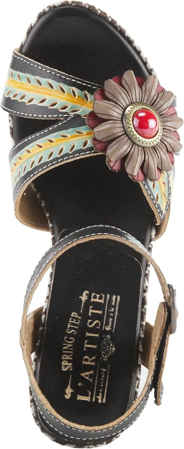 Spring Step L'Artiste Women's Astarr Ankle Strap High Heel Sandal