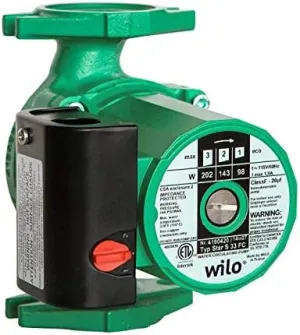Star S33 FC 4190420 - Three Speed hydronic Radiant Floor 115-Volt Circulating Pump Water Circulator