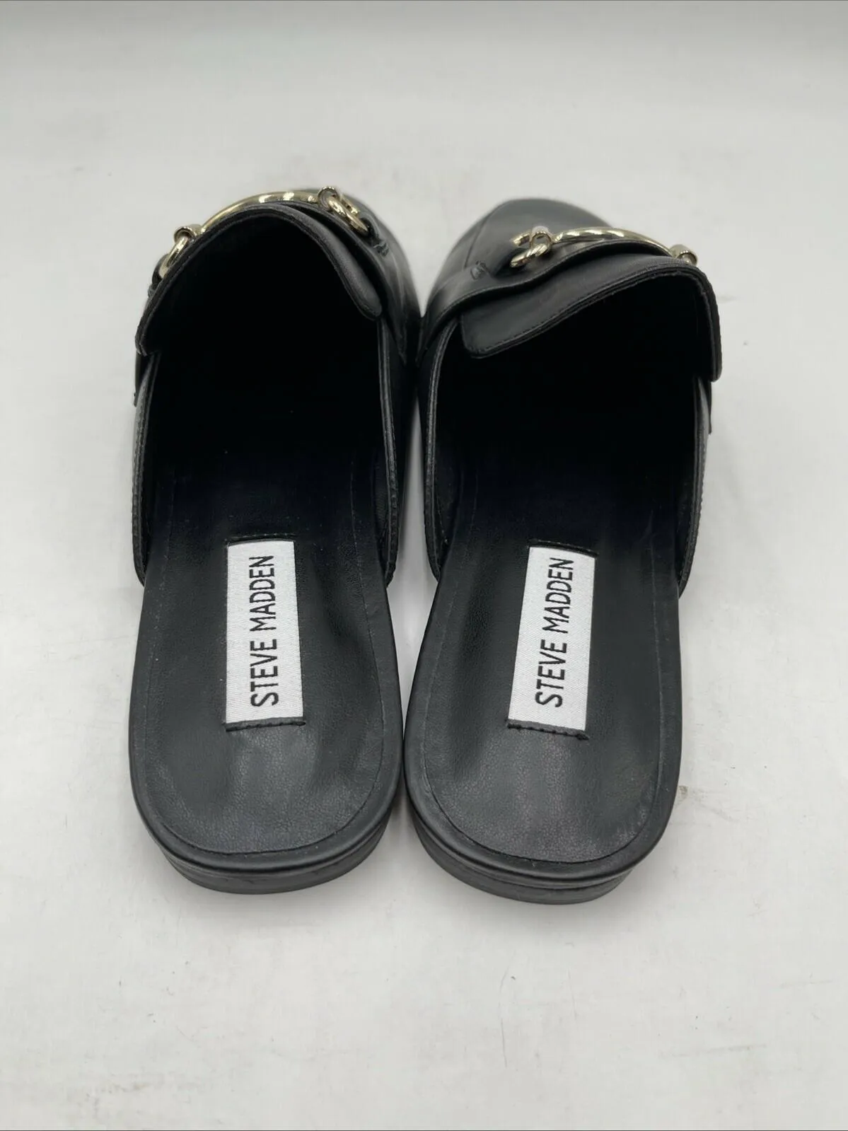 Steve Madden Women's Kori Slip-on Loafer Black Size 9.5M - Very Good