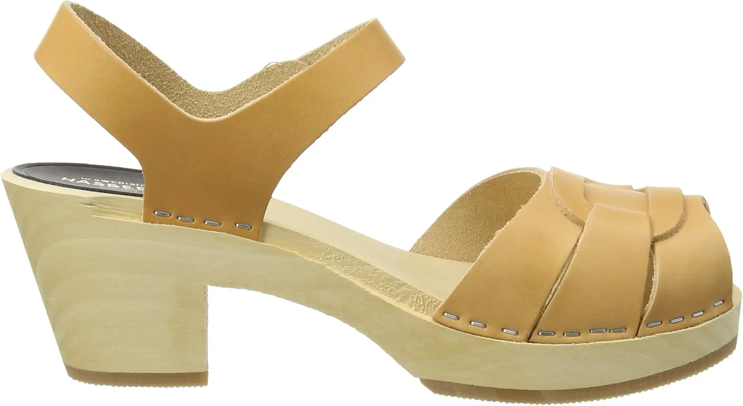 swedish hasbeens Women's Peep Toe high Heeled Sandal