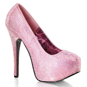 TEEZE-06R B. Pink Satin-Irid RS - size 6