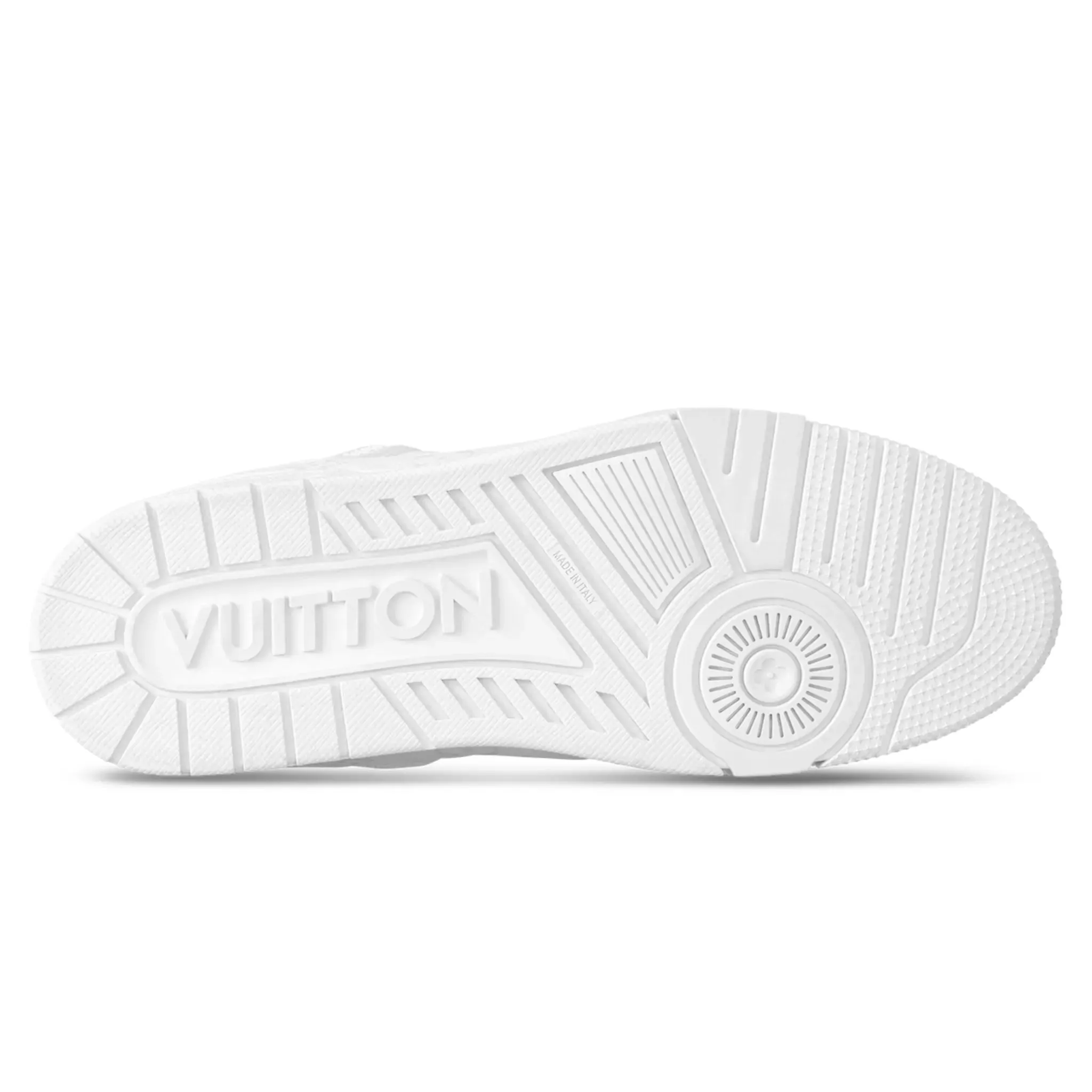 Trainer White Monogram Sneaker