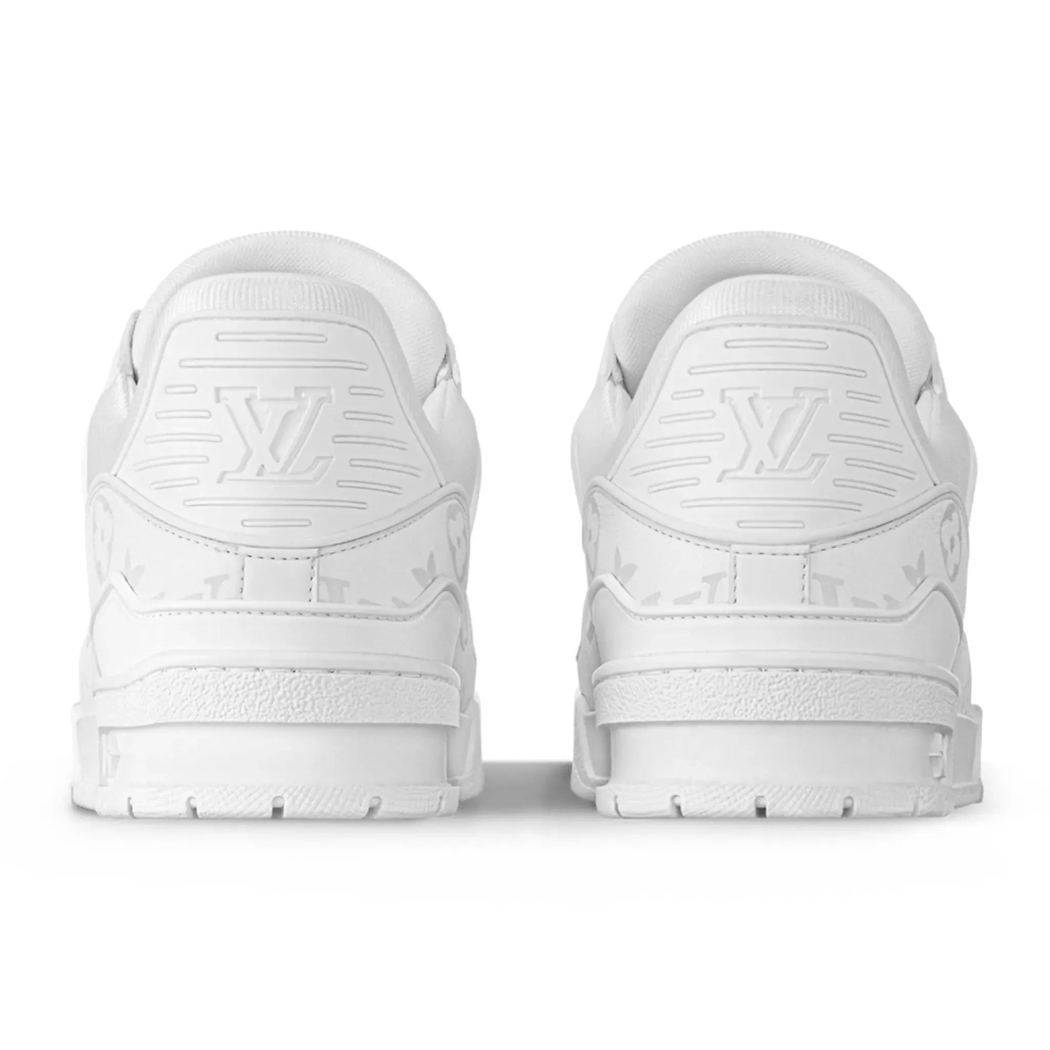 Trainer White Monogram Sneaker