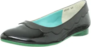 tsumori chisato WALK(ツモリチサトウォーク) Women's rain Pumps, Black Enamel, 24.0 cm