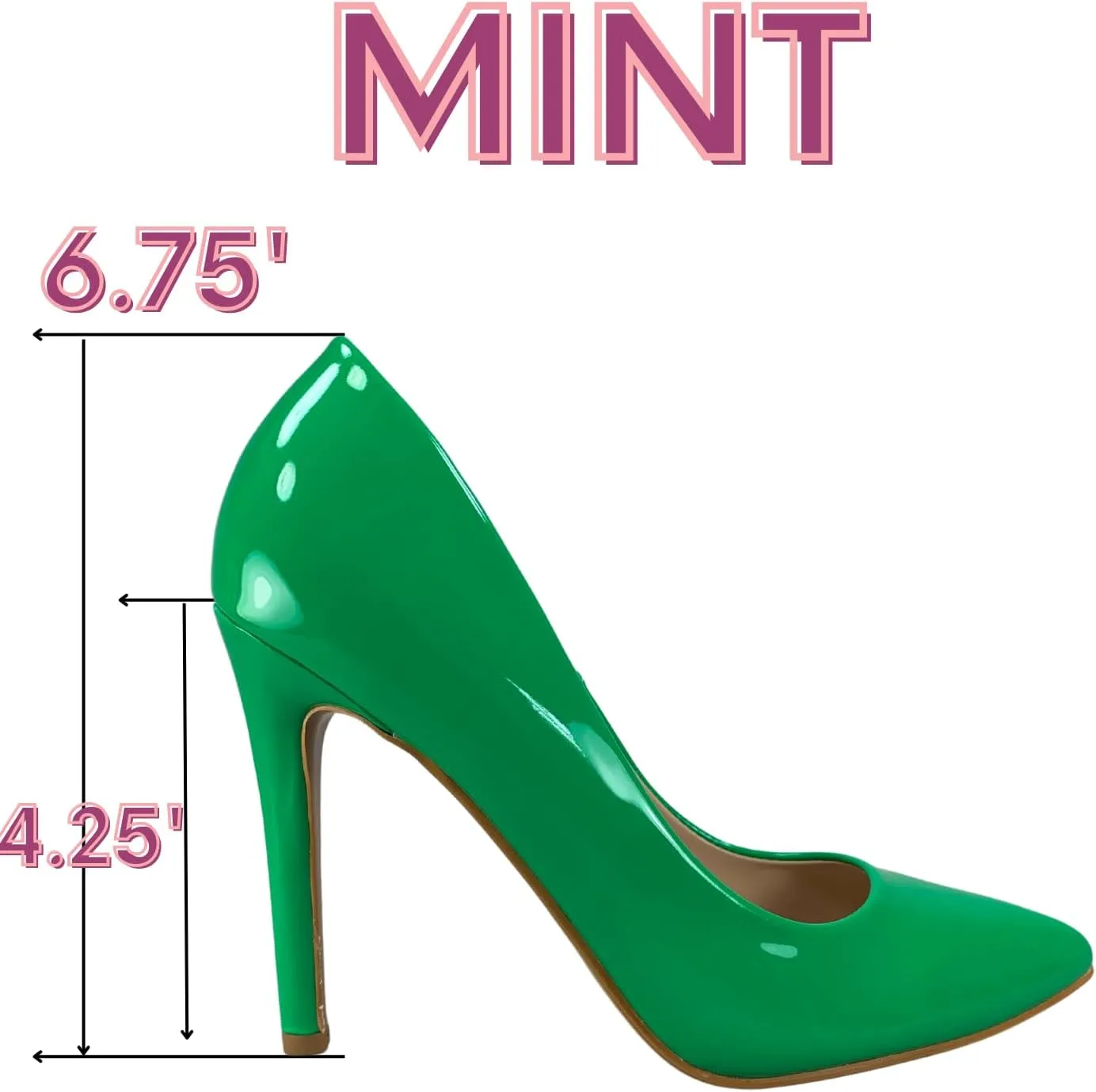 TZ Daisy-01 Women's Closed Toe Pointed Toe High Heel Wedding Dress Pump Shoes