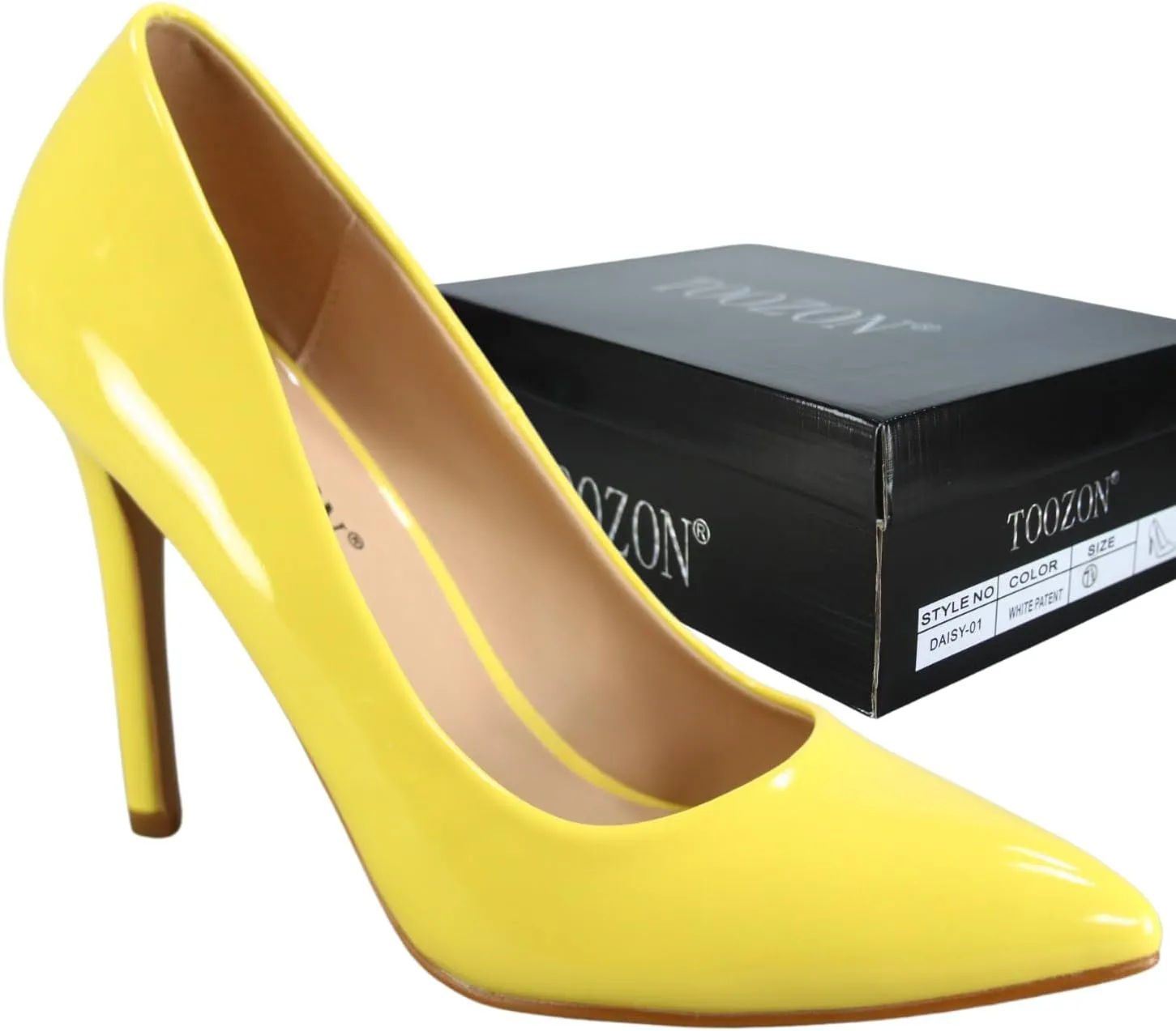 TZ Daisy-01 Women's Closed Toe Pointed Toe High Heel Wedding Dress Pump Shoes