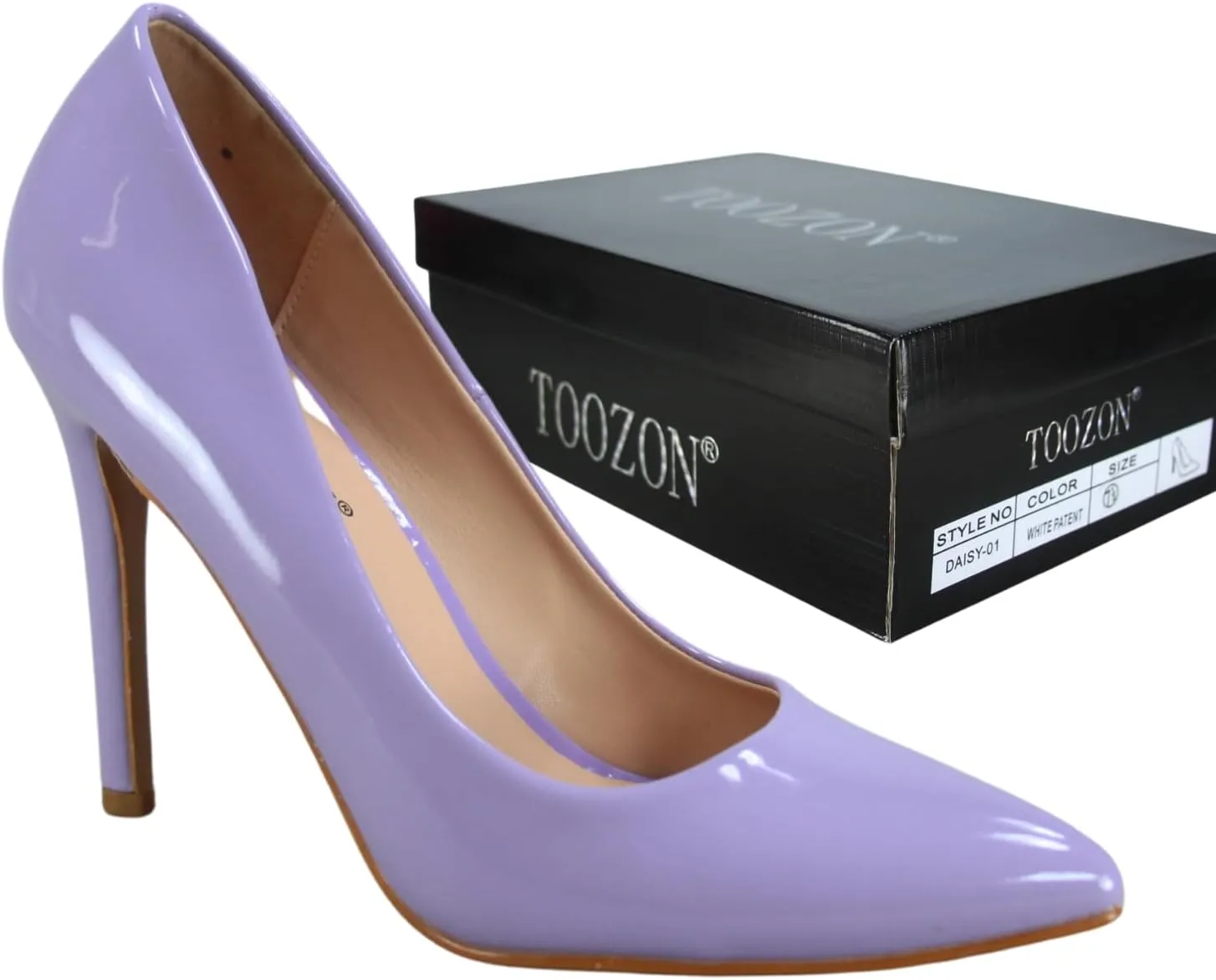 TZ Daisy-01 Women's Closed Toe Pointed Toe High Heel Wedding Dress Pump Shoes