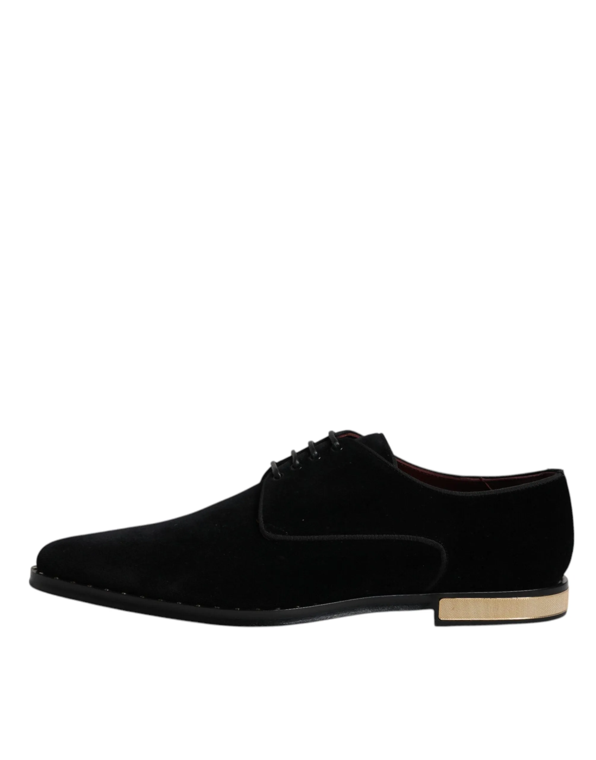 Up Velvet & Shoes Black Cotton Time-sensitive Dolce Lace Derby Gabbana Reliable shipping