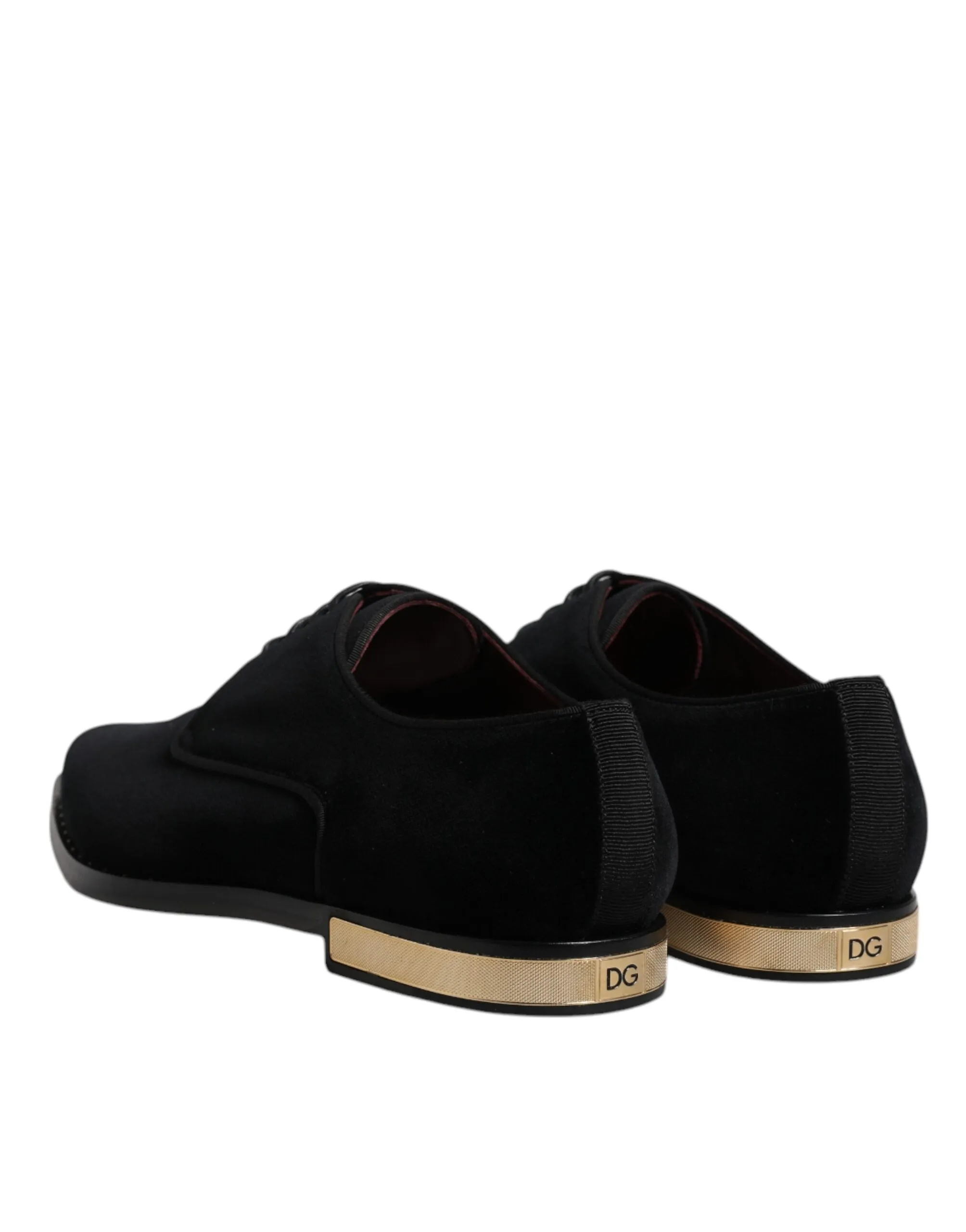 Up Velvet & Shoes Black Cotton Time-sensitive Dolce Lace Derby Gabbana Reliable shipping