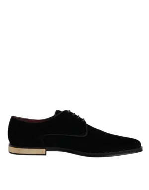 Up Velvet & Shoes Black Cotton Time-sensitive Dolce Lace Derby Gabbana Reliable shipping
