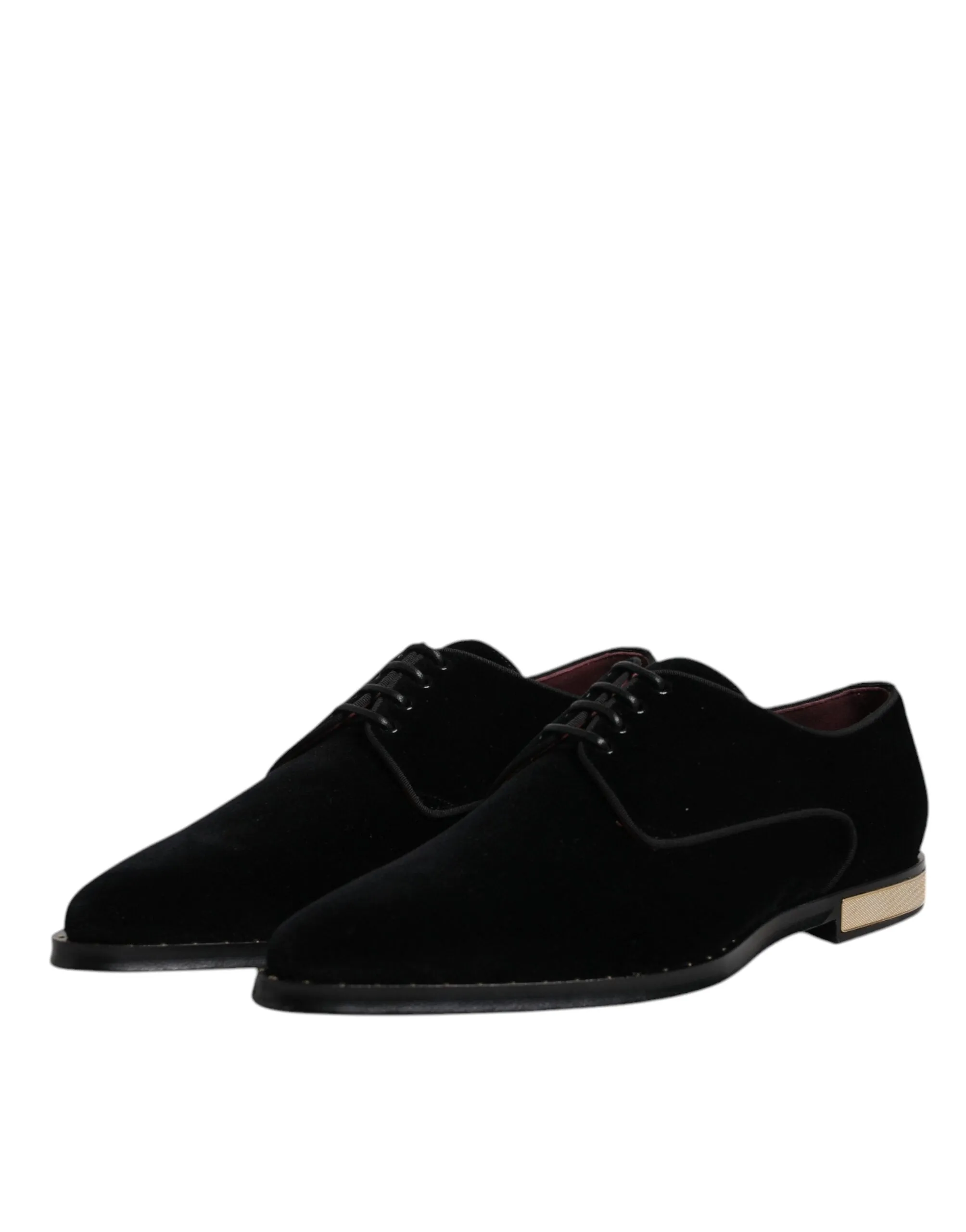 Up Velvet & Shoes Black Cotton Time-sensitive Dolce Lace Derby Gabbana Reliable shipping