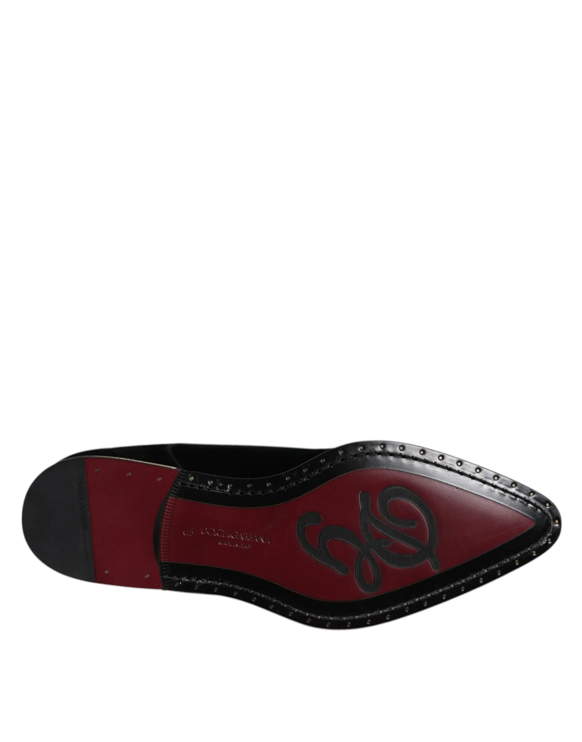 Up Velvet & Shoes Black Cotton Time-sensitive Dolce Lace Derby Gabbana Reliable shipping
