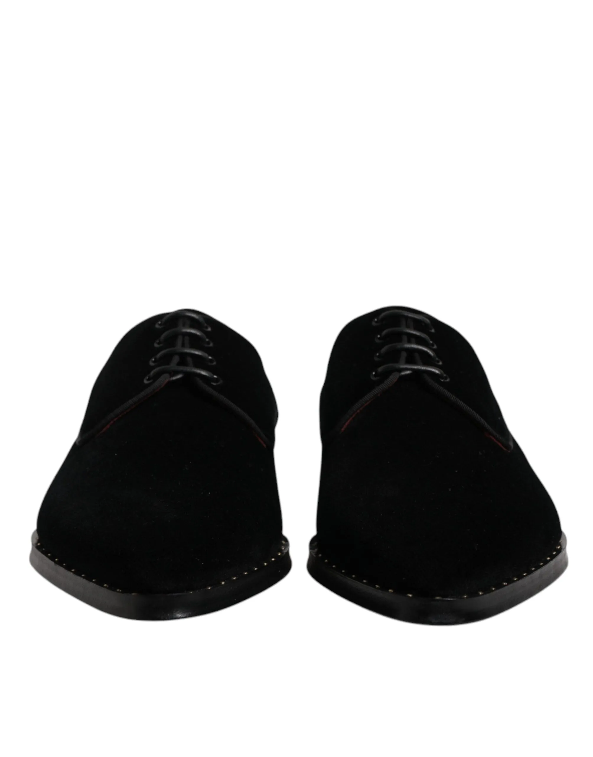 Up Velvet & Shoes Black Cotton Time-sensitive Dolce Lace Derby Gabbana Reliable shipping