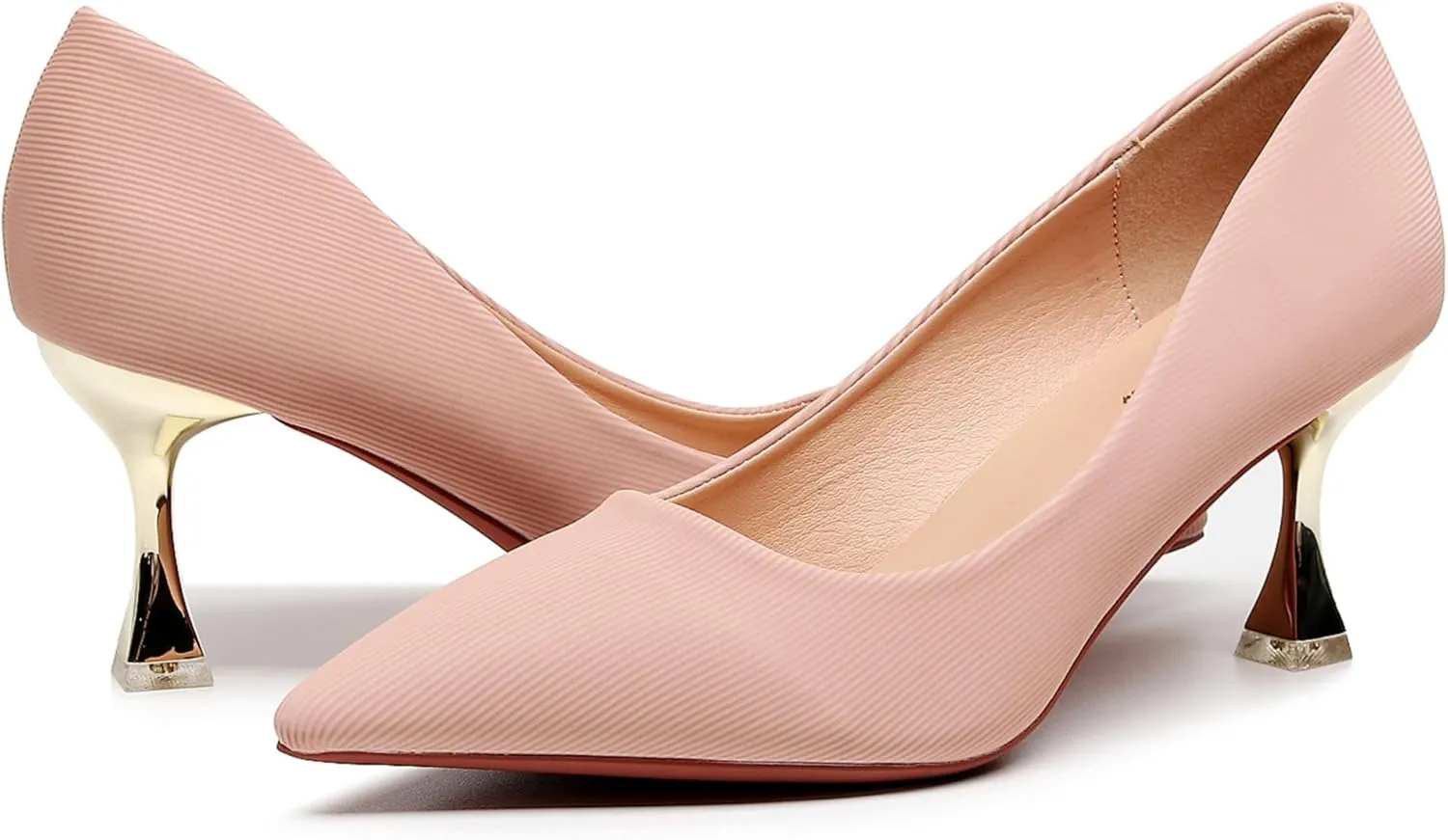 VenusCelia Women's Golden-Sun Pump Stiletto Heel Shoe