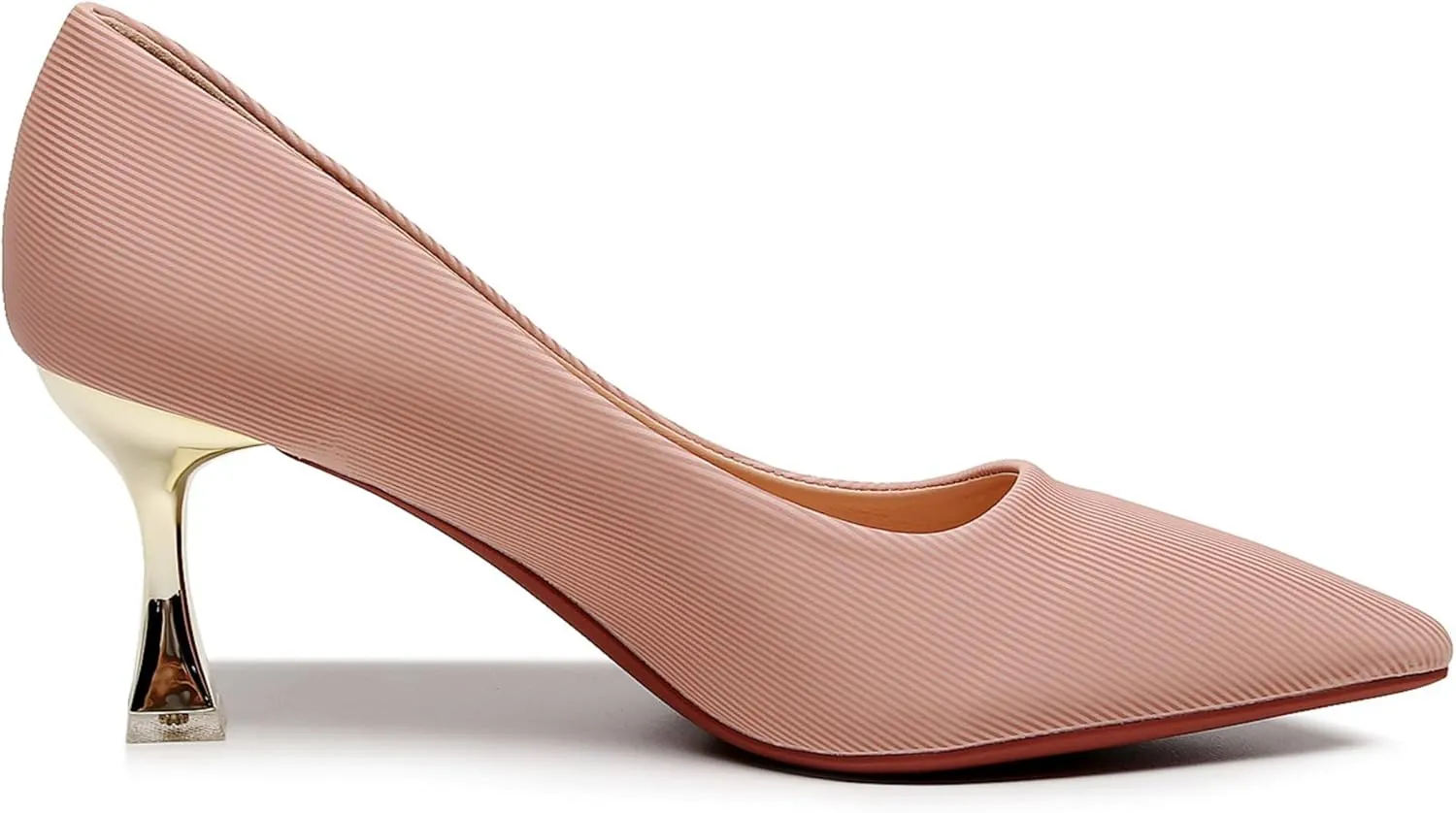 VenusCelia Women's Golden-Sun Pump Stiletto Heel Shoe