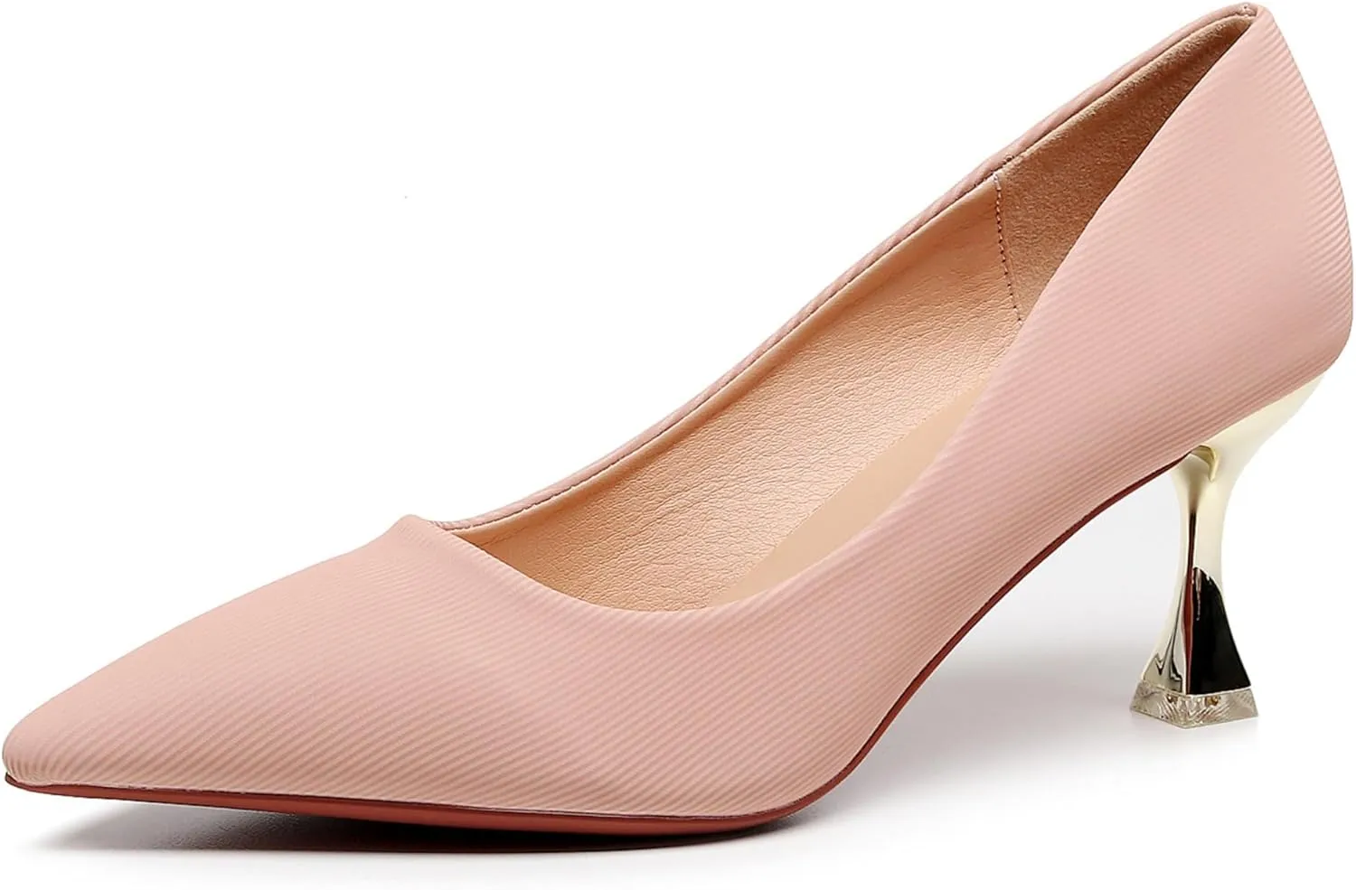 VenusCelia Women's Golden-Sun Pump Stiletto Heel Shoe