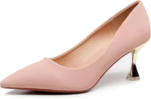 VenusCelia Women's Golden-Sun Pump Stiletto Heel Shoe