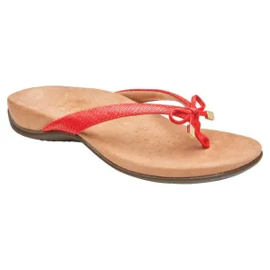 Vionic Bella ll Toe Post Sandals Cherry