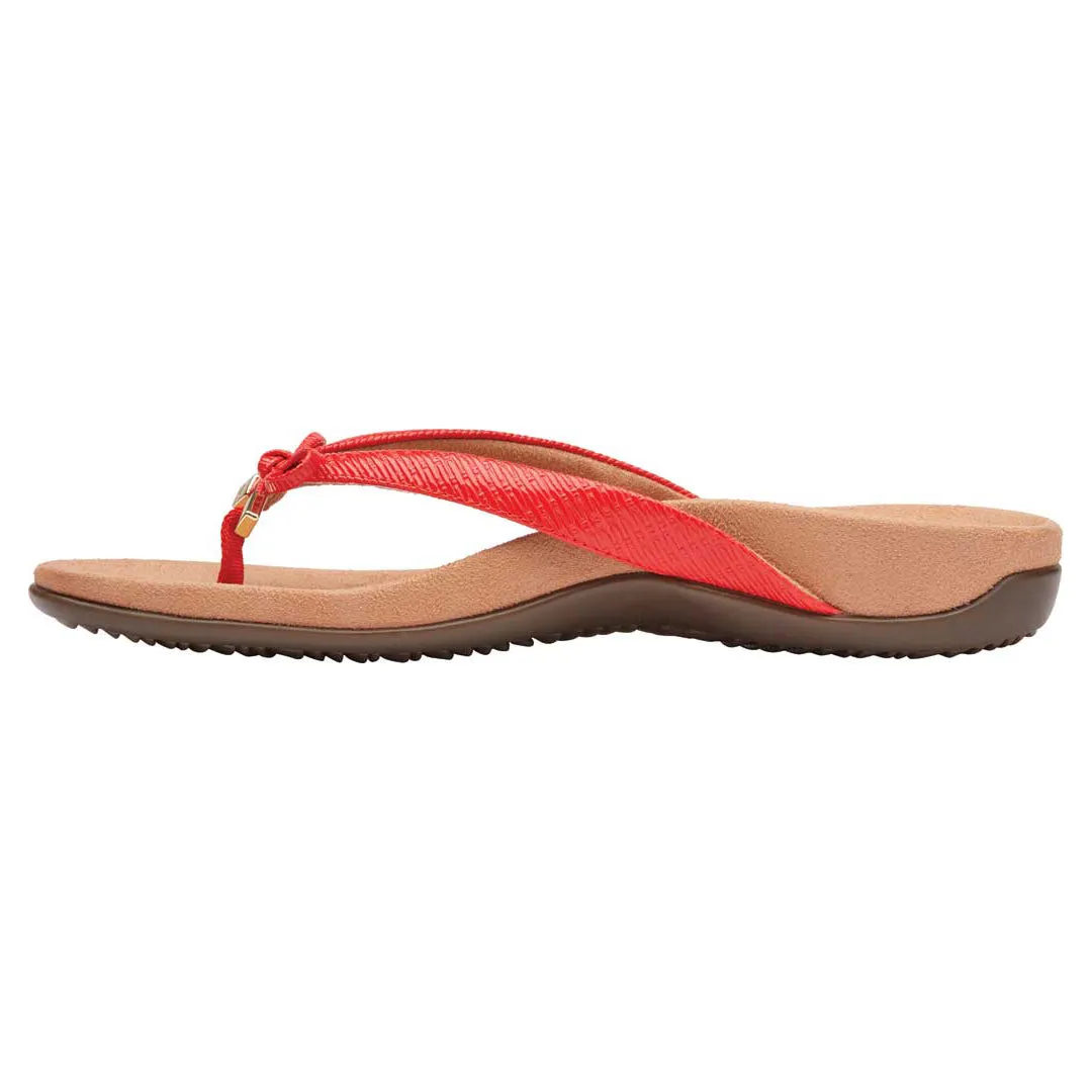Vionic Bella ll Toe Post Sandals Cherry