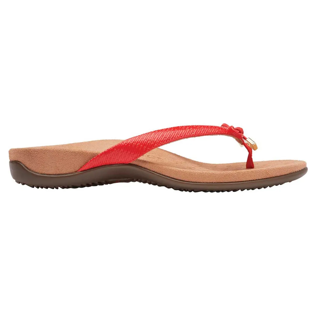 Vionic Bella ll Toe Post Sandals Cherry