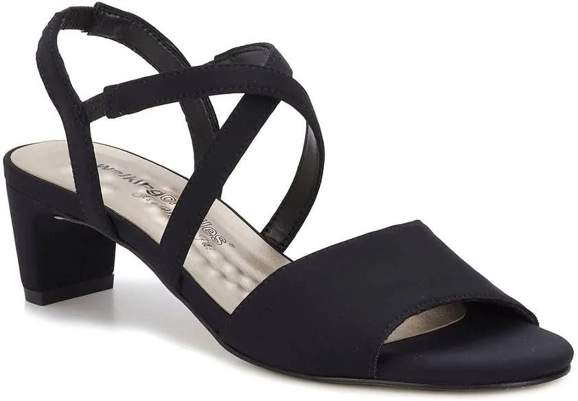 Walking Cradles Liza Womens Sandal 10 CD US Black
