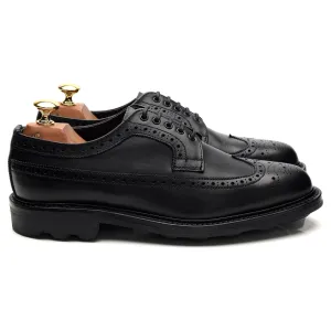 'Walpole' Black Leather Derby Brogues UK 6 F