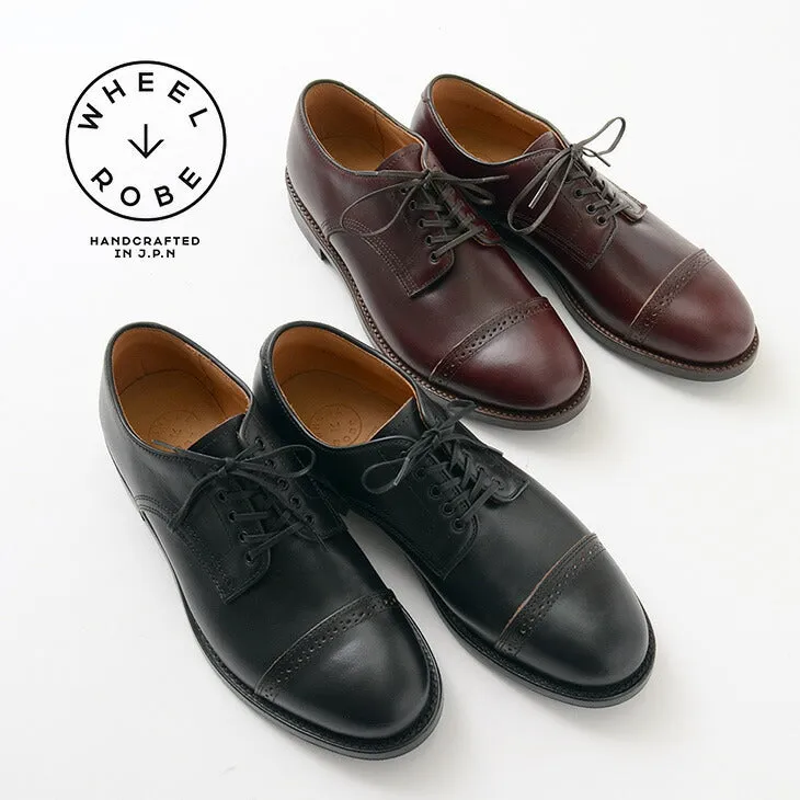 WHEELROBE / Punched Cap Toe Derby Shoes