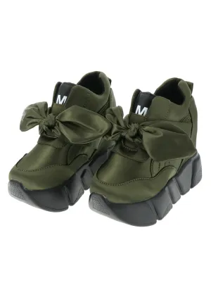 Women High Heel Wedge Shoes Woman Increased Internal