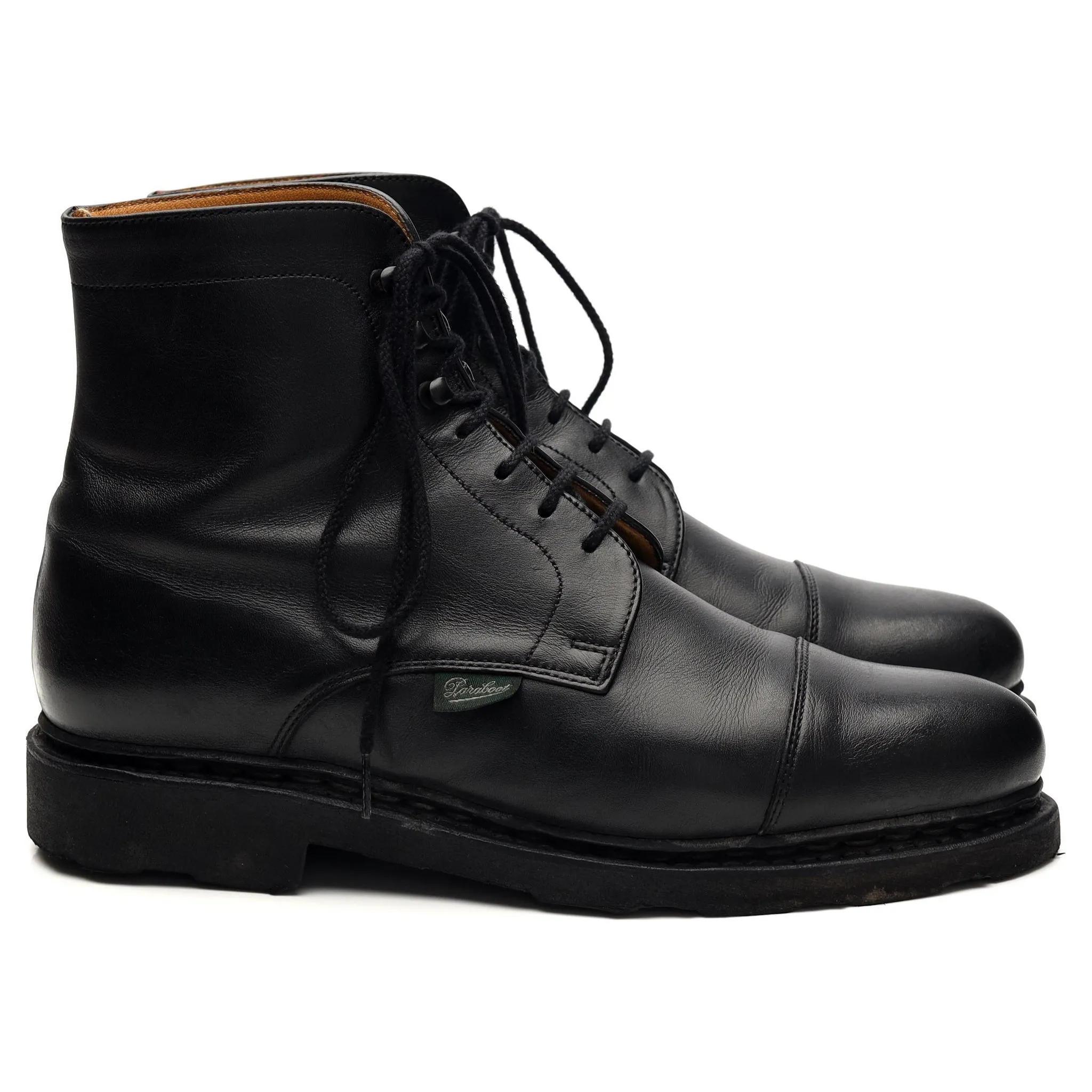 Women's 'Clamart' Black Leather Boots UK 4