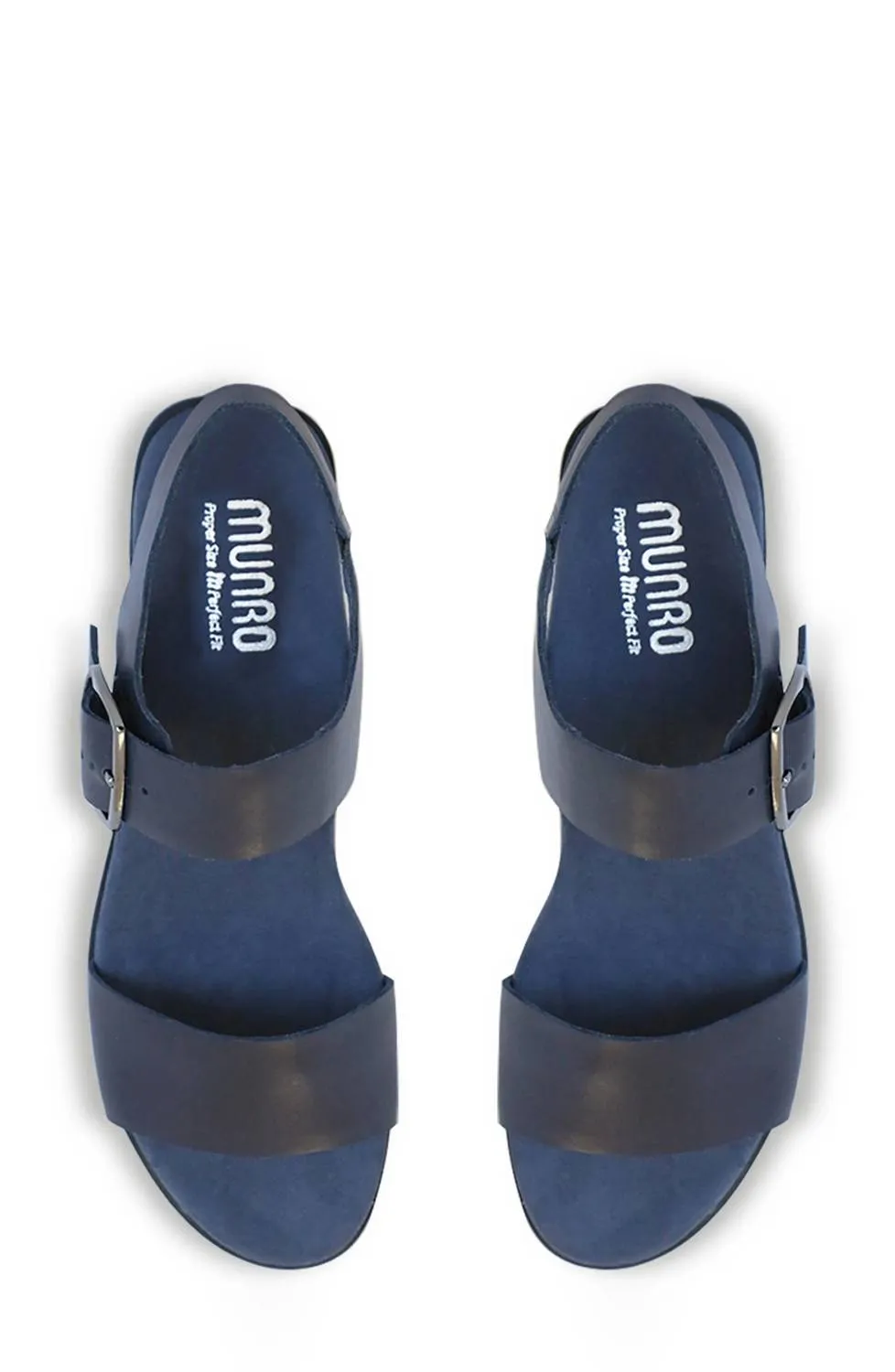 Women's Cleo Sandal In Navy Leather