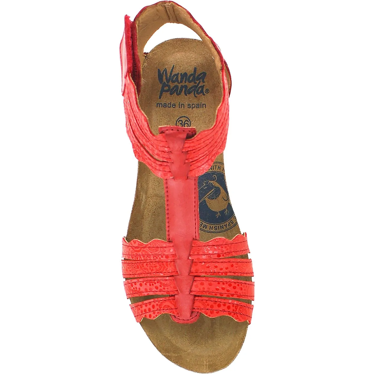 Women's Wanda Panda Bea WP-8203 Burdeos Leather