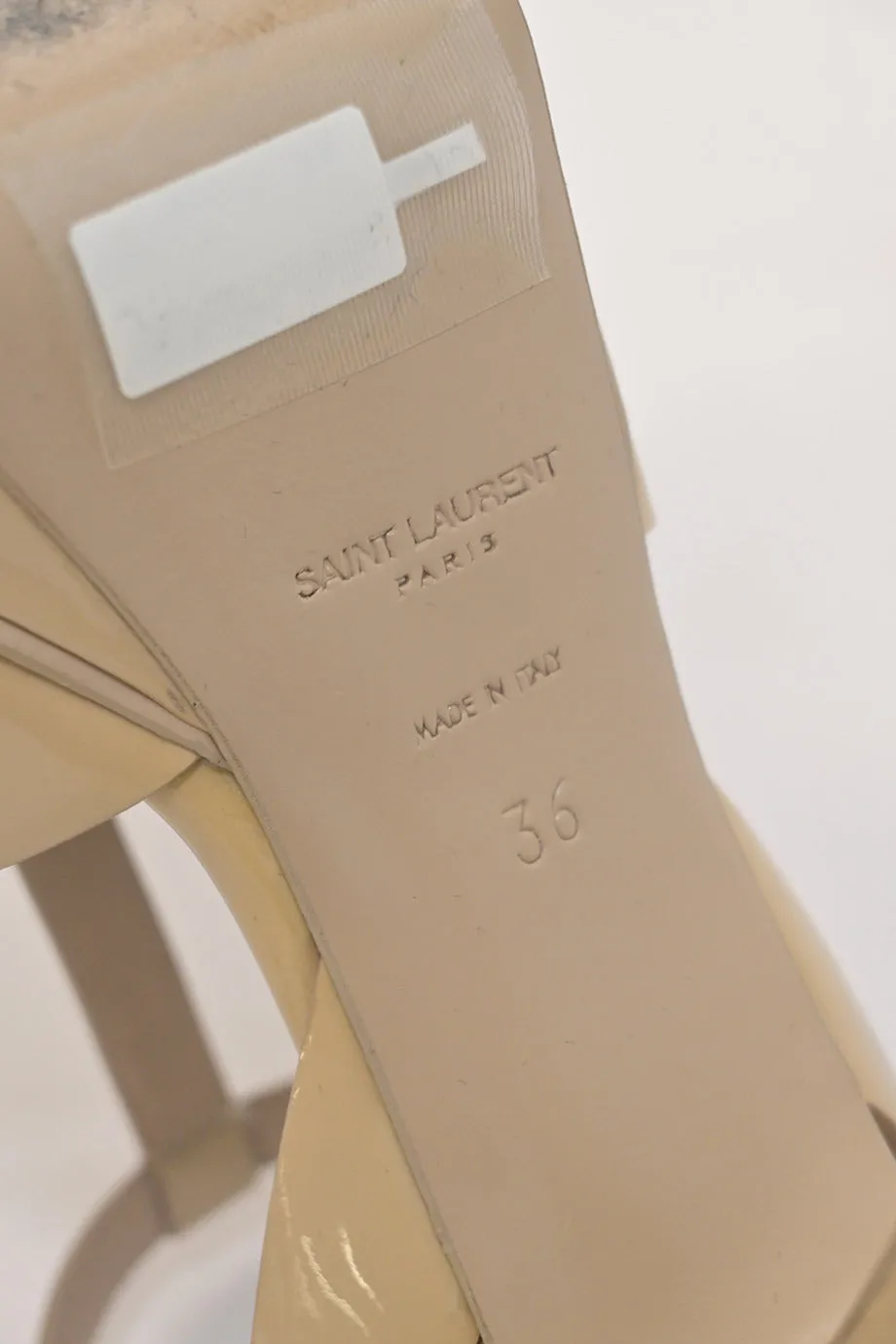 [WS7482] Saint Laurent | Open Toed Pump