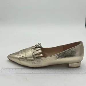 XYD Women Vintage Fringe Dress Flats Pointy Toe Slip On Driver Loafers Low Heels