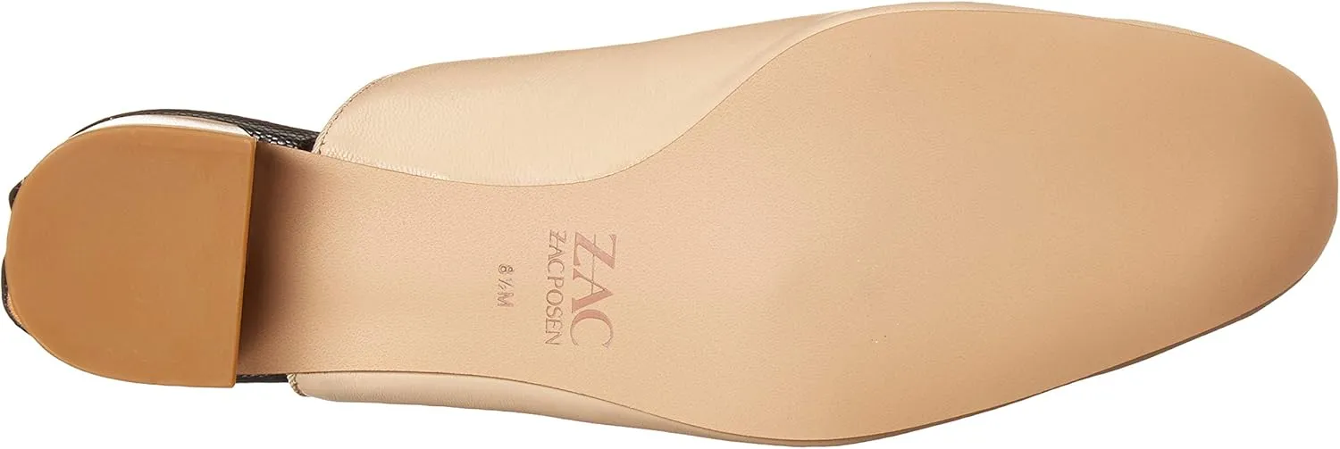 Zac Posen Women's Low Heel Pump with Ankle Wrap