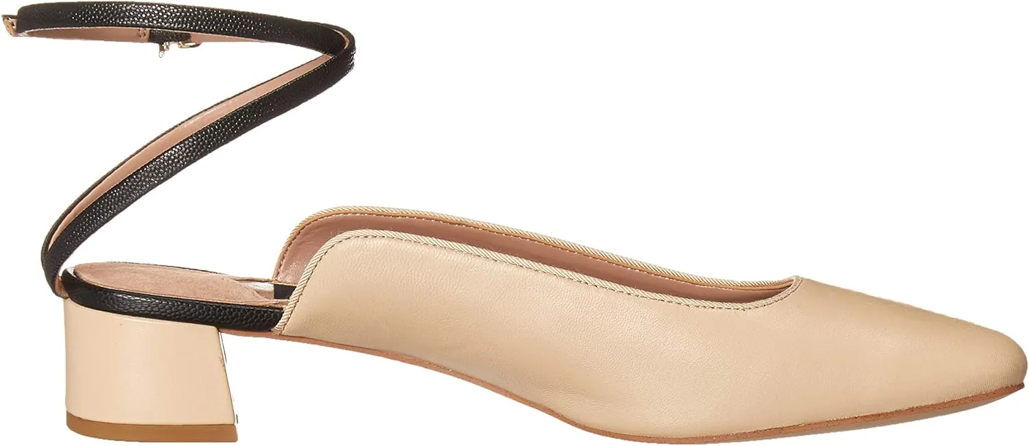 Zac Posen Women's Low Heel Pump with Ankle Wrap