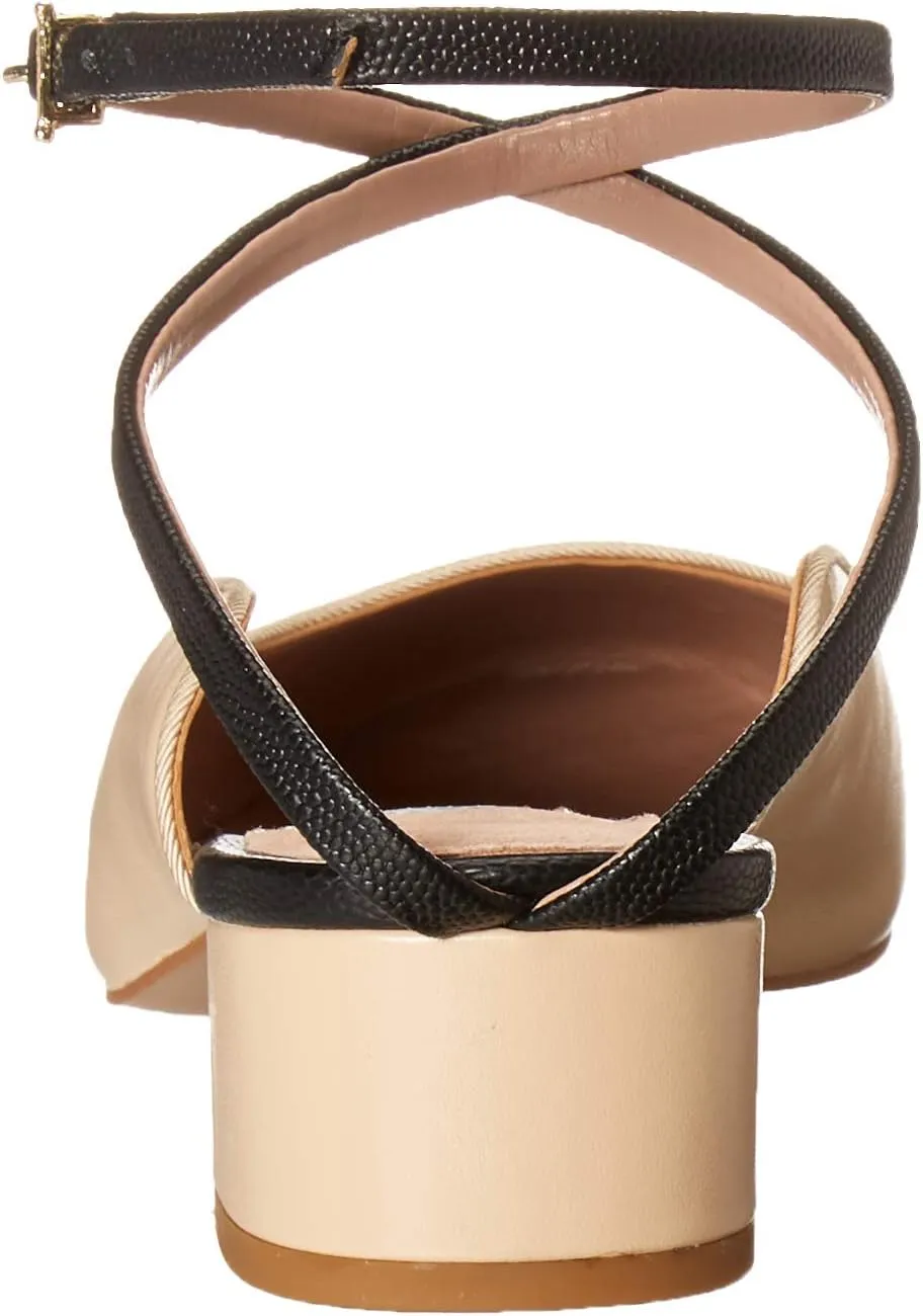 Zac Posen Women's Low Heel Pump with Ankle Wrap