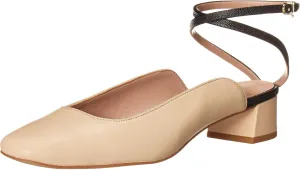 Zac Posen Women's Low Heel Pump with Ankle Wrap